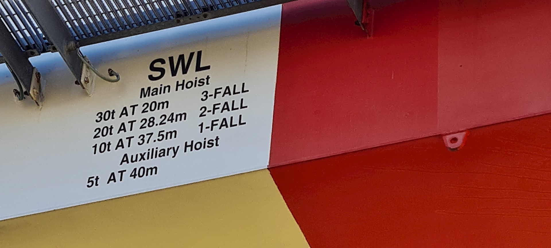 30 TON RAM LUFFING OFFSHORE CRANE FOR SALE